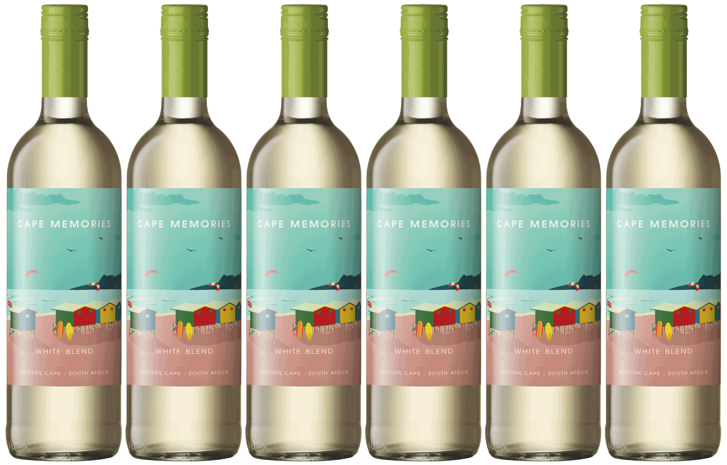 Cape Memories White Blend 6er Weinpaket | 2022 | Weißwein aus Südafrika