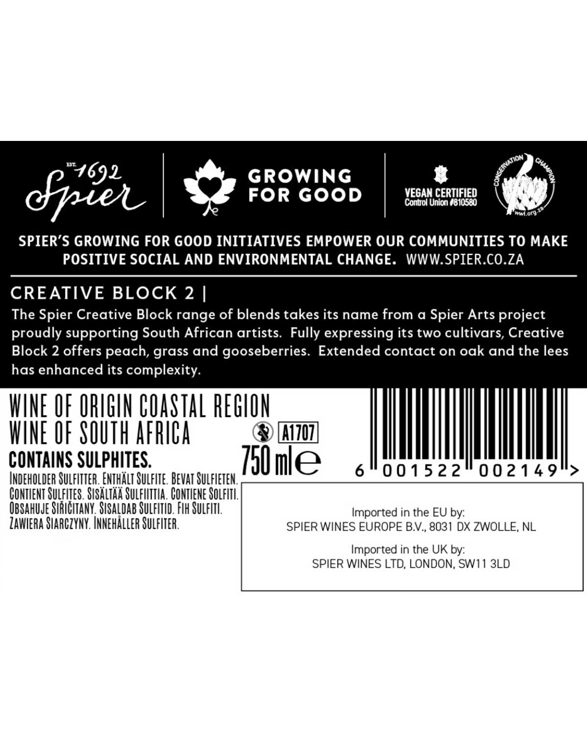 Spier Creative Block 2 2025