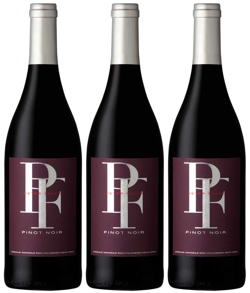 Peter Falke PF Range Pinot Noir 3er Weinpaket | 2019 | Rotwein aus Südafrika