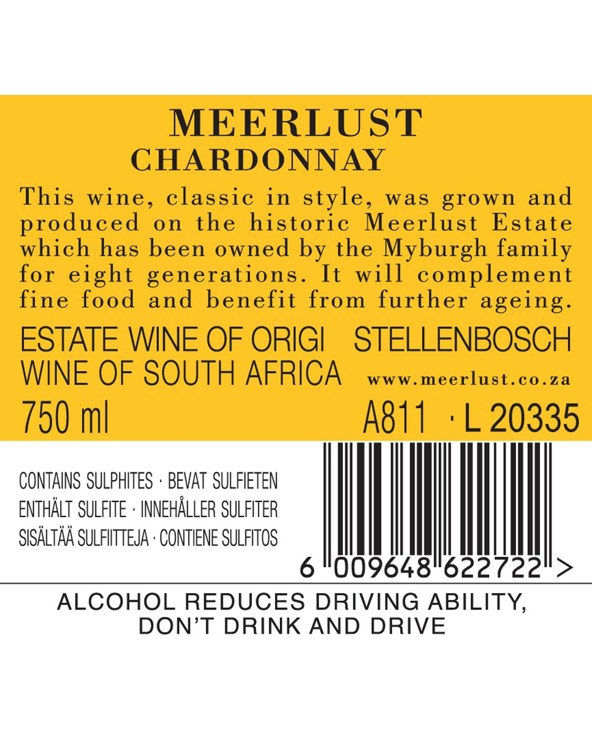 B-Stock: Meerlust Chardonnay 2023