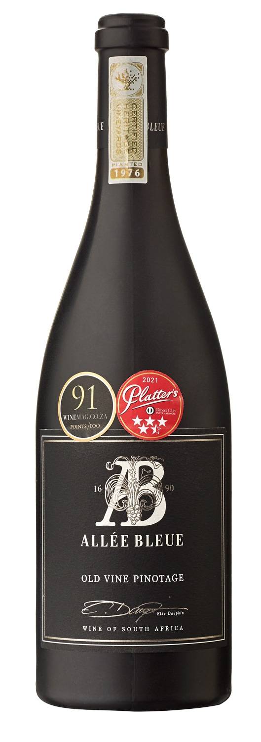 Allée Bleue Black Series Old Vine Pinotage 2018