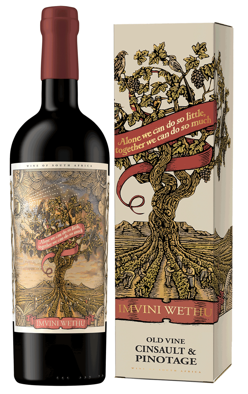 Imvini Wethu Cinsault Pinotage 2020 in gift box