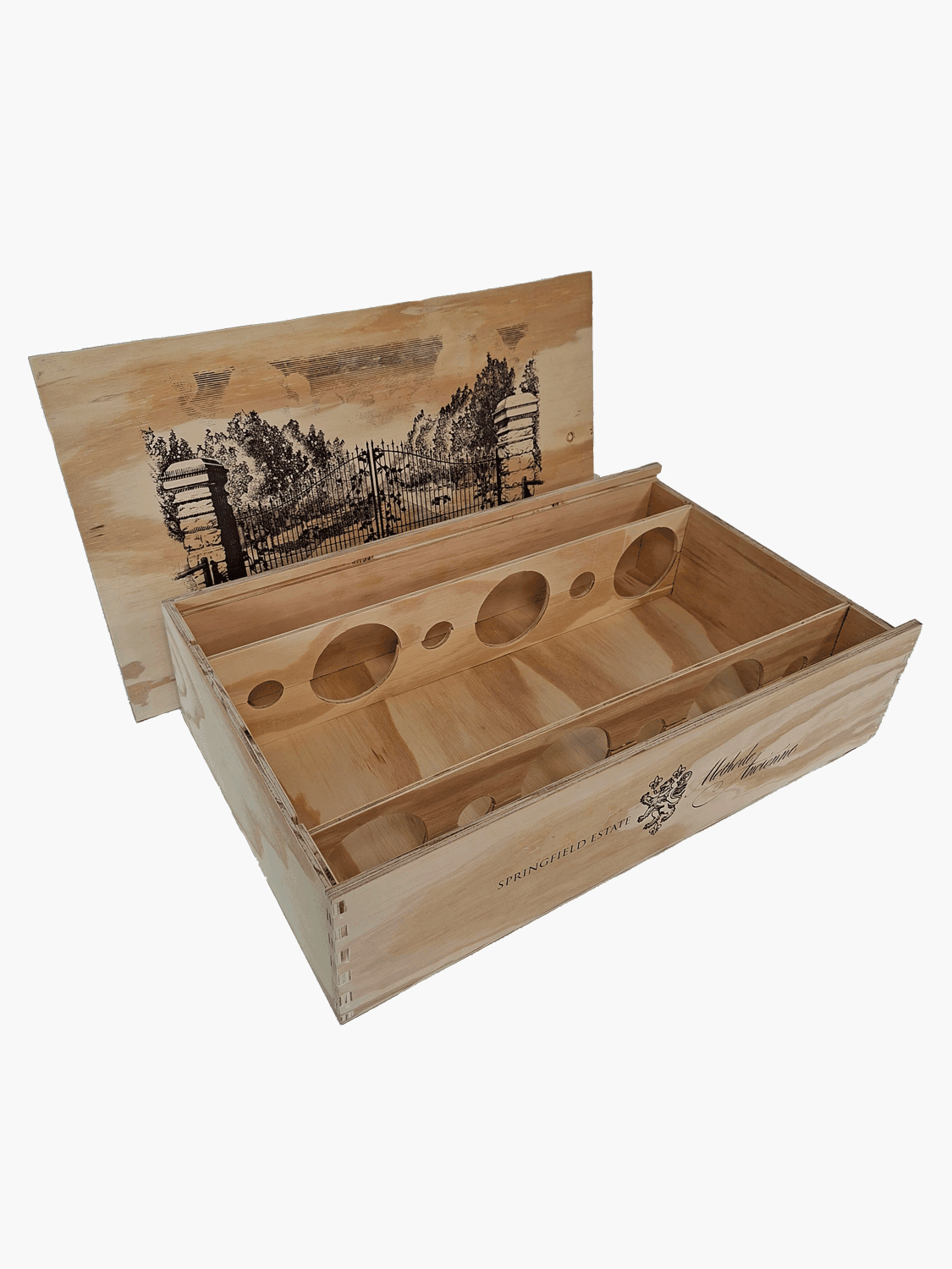 Wooden Wine Box from Springfield Winery 🍷📦
