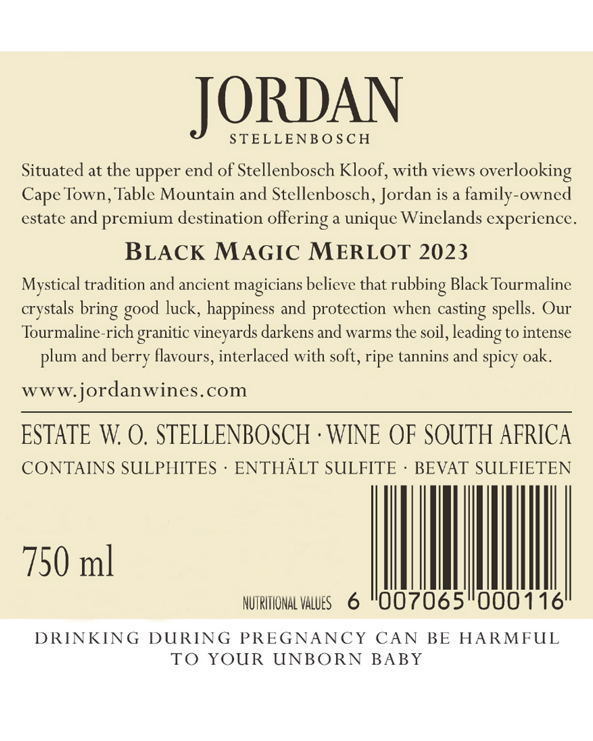 Jordan Black Magic Merlot 2023