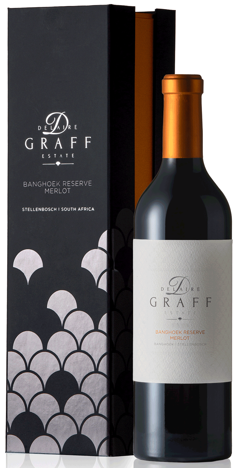 Delaire Graff Banghoek Reserve Merlot 2022 in Gift Packaging