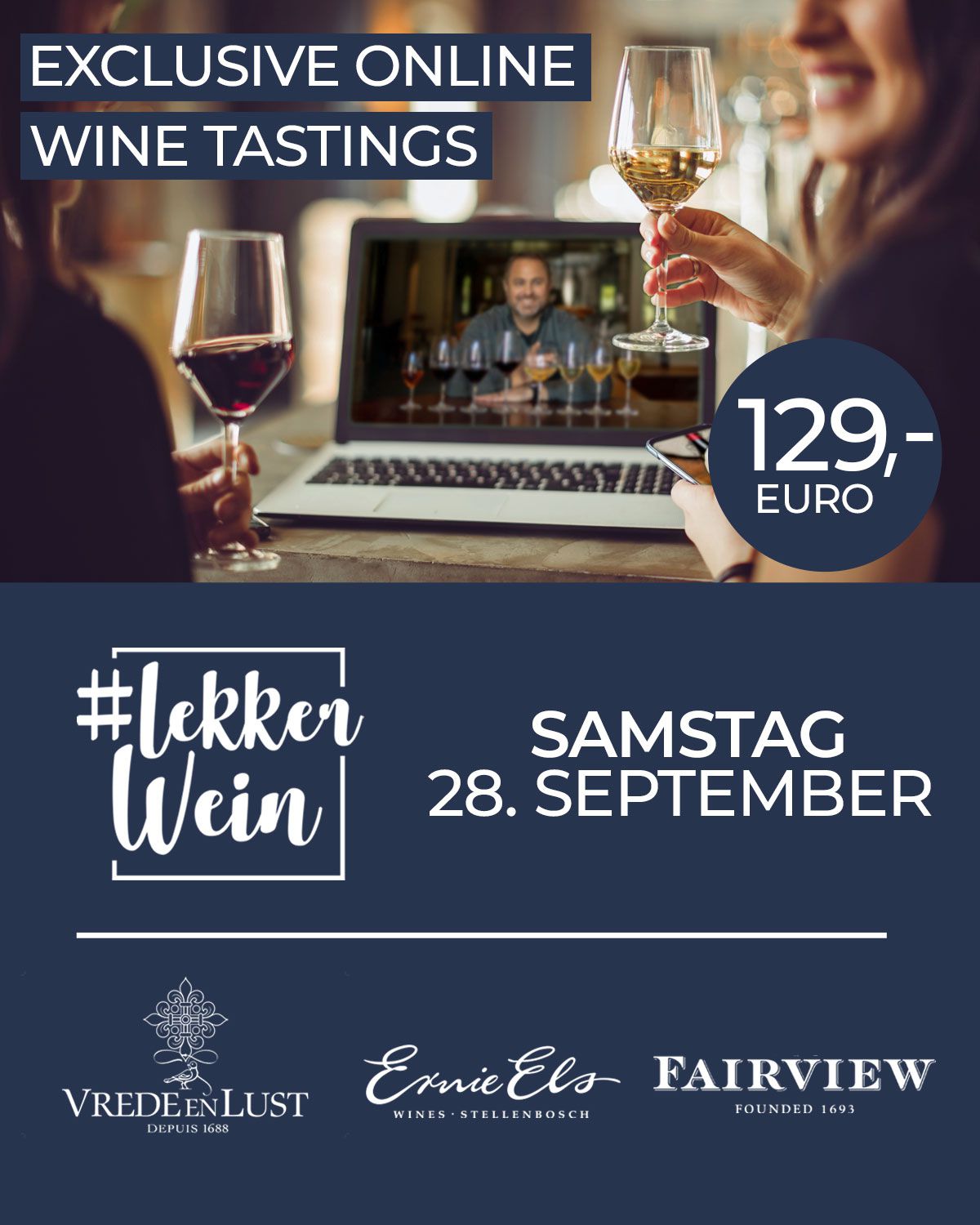 Lekkerwein 2024 Online Wine Tastings Samstag